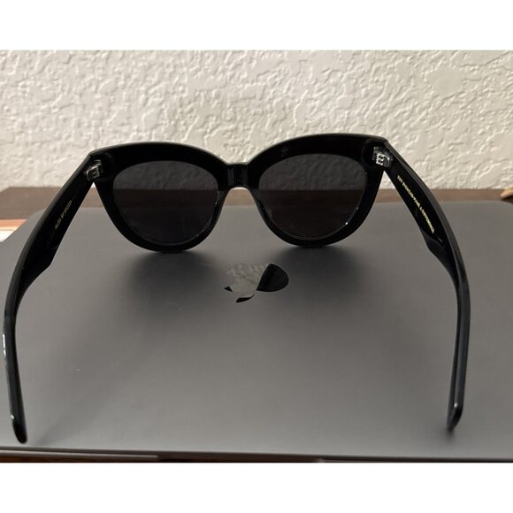 DIFF Alisa BK-GR233P Black Cat-Eye Sunglasses EX Trendy Round Lens Glasses - Picture 6 of 7